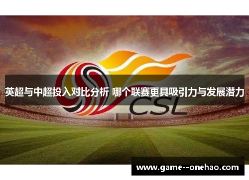 英超与中超投入对比分析 哪个联赛更具吸引力与发展潜力